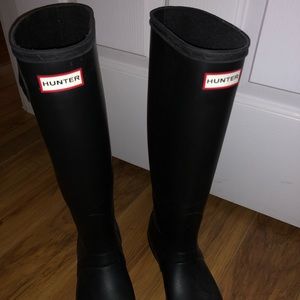 Original Tall Black Hunter Rain Boots